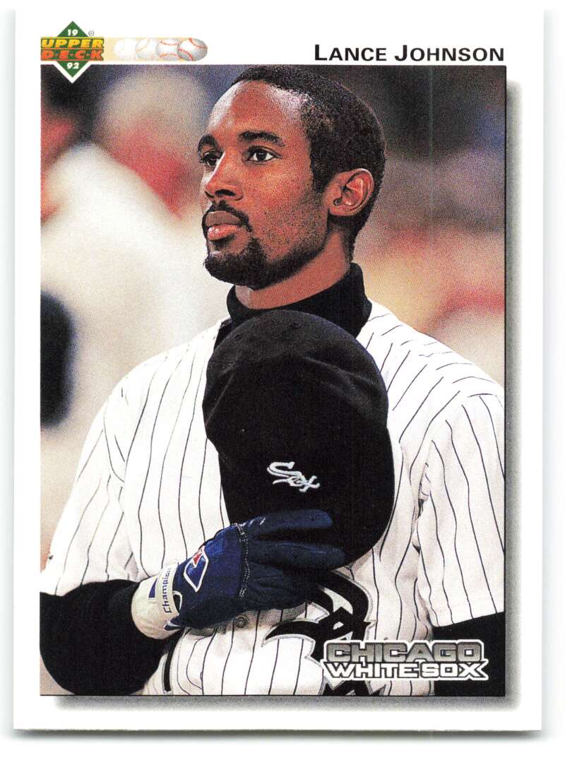 1992 Upper Deck #188 Lance Johnson Chicago White Sox Image 1