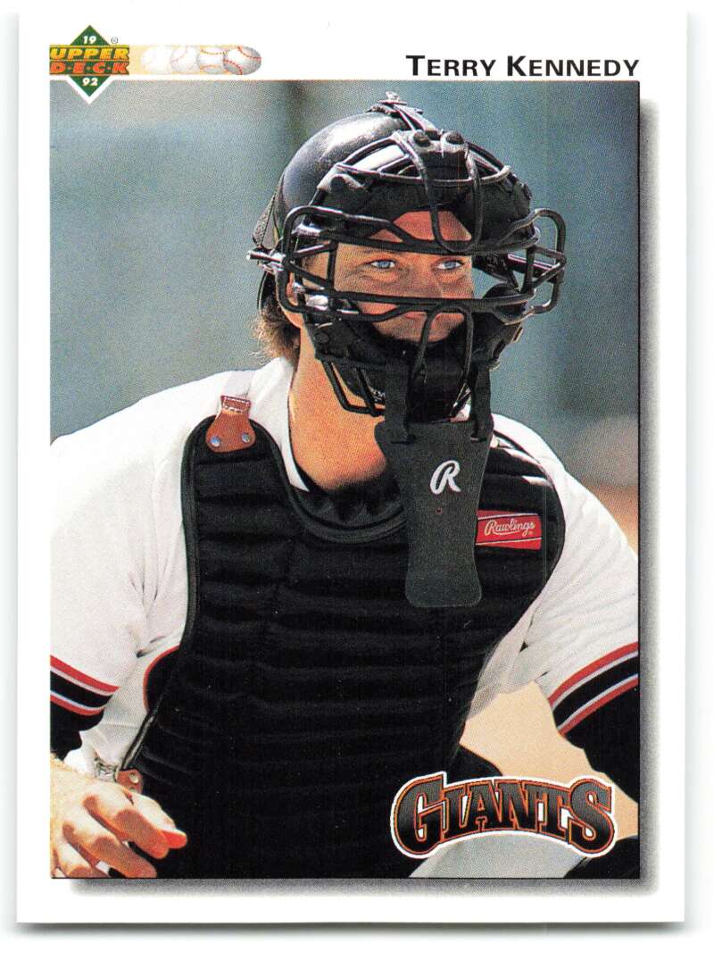1992 Upper Deck #192 Terry Kennedy San Francisco Giants Image 1