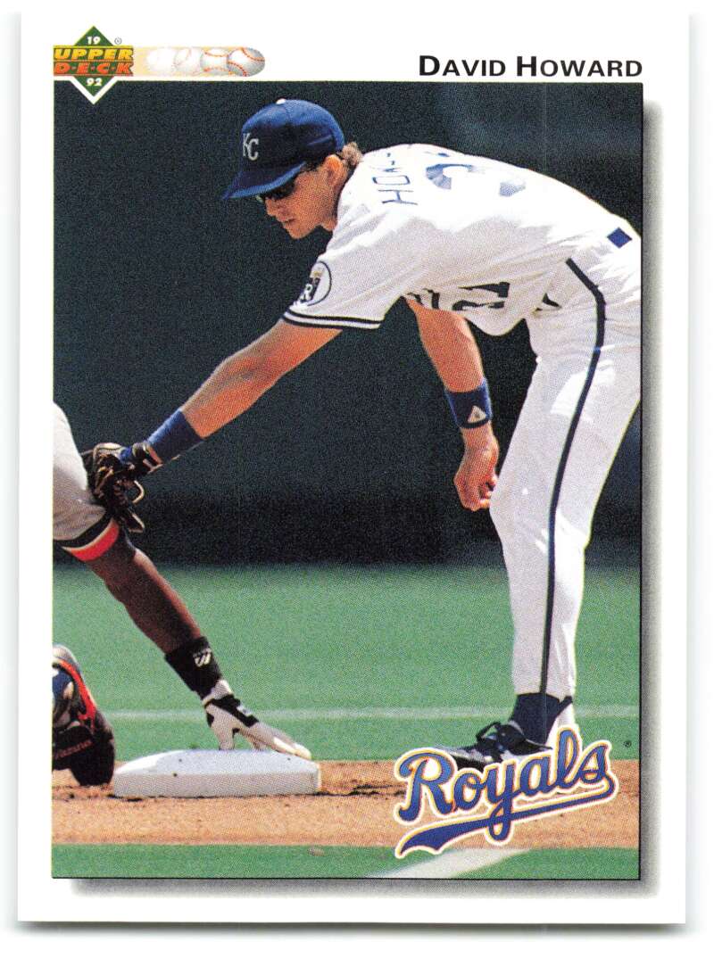 1992 Upper Deck #216 David Howard Kansas City Royals Image 1