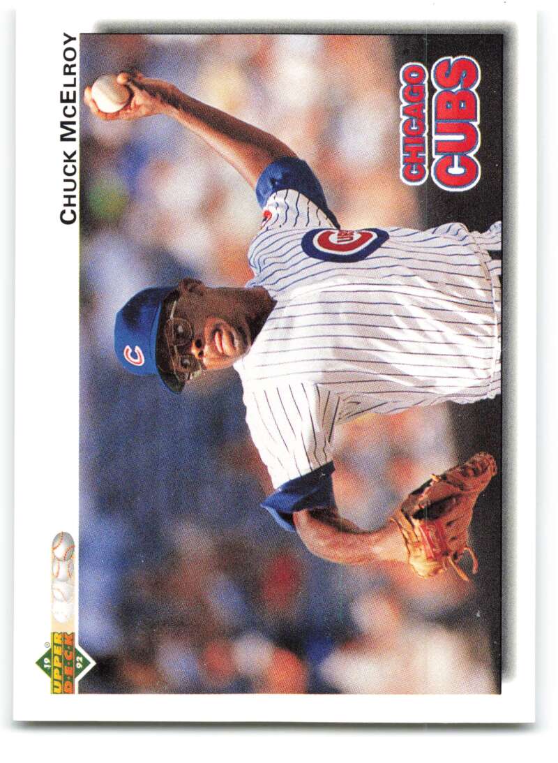 1992 Upper Deck #220 Chuck McElroy Chicago Cubs Image 1