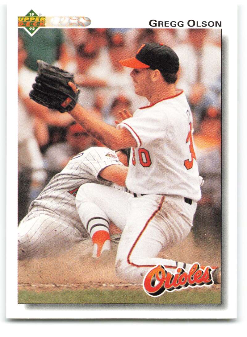 1992 Upper Deck #227 Gregg Olson Baltimore Orioles Image 1
