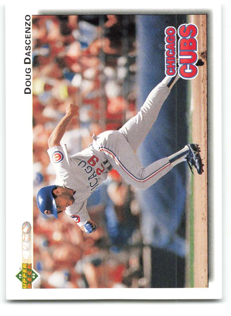 1992 Upper Deck #239 Doug Dascenzo Chicago Cubs Image 1