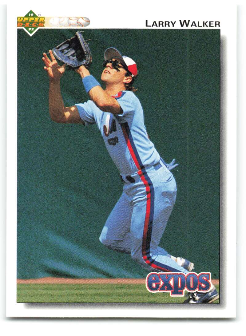 1992 Upper Deck #249 Larry Walker Montreal Expos Image 1