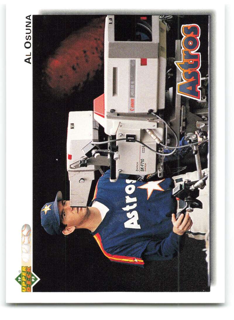 1992 Upper Deck #259 Al Osuna Houston Astros Image 1