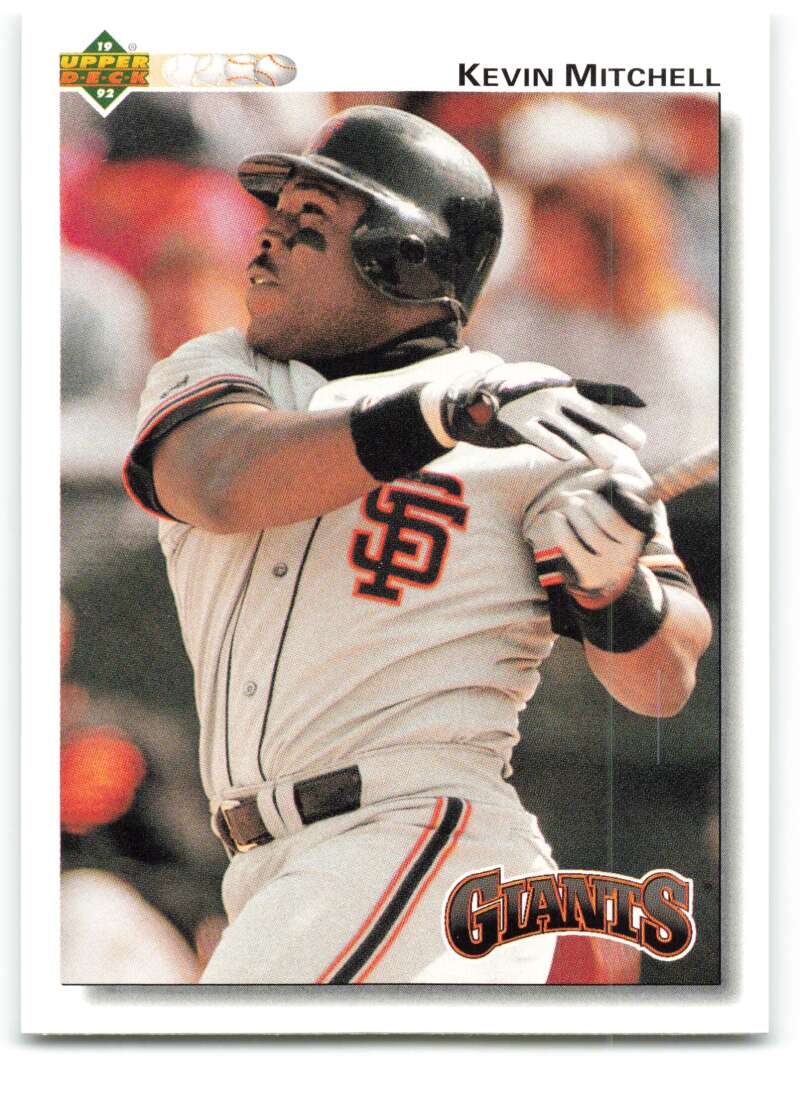 1992 Upper Deck #266 Kevin Mitchell San Francisco Giants Image 1