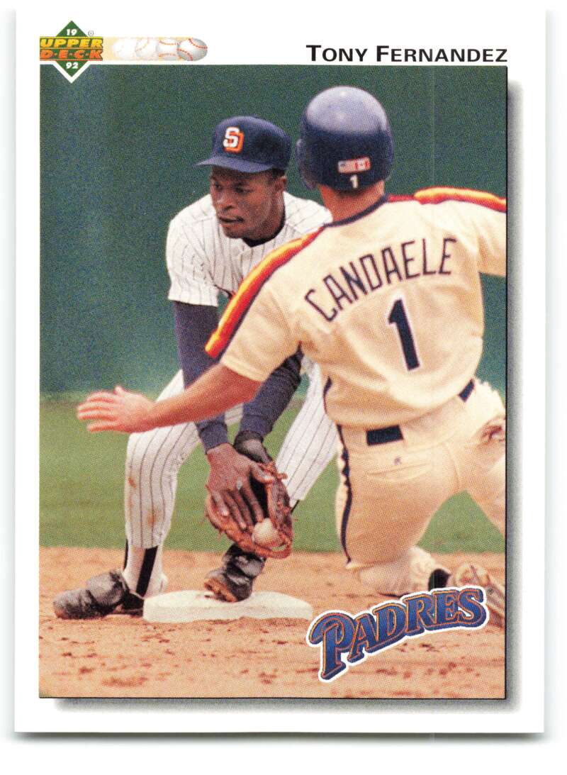 1992 Upper Deck #272 Tony Fernandez San Diego Padres Image 1