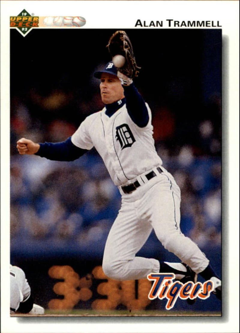 1992 Upper Deck #273 Alan Trammell Detroit Tigers Image 1