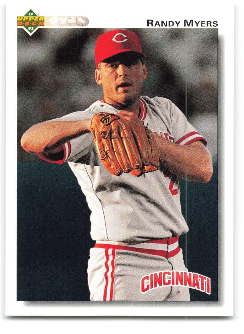 1992 Upper Deck #278 Randy Myers Cincinnati Reds Image 1