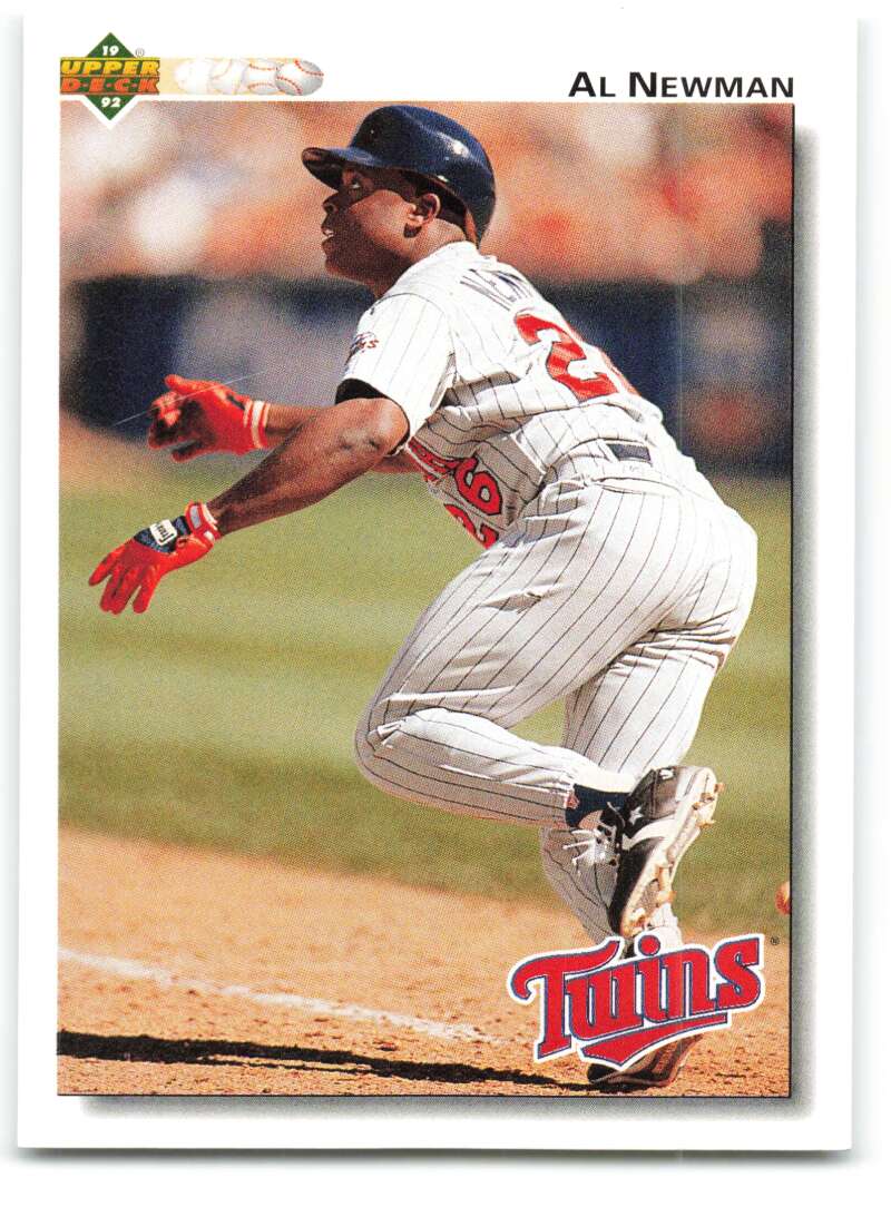 1992 Upper Deck #293 Al Newman Minnesota Twins Image 1