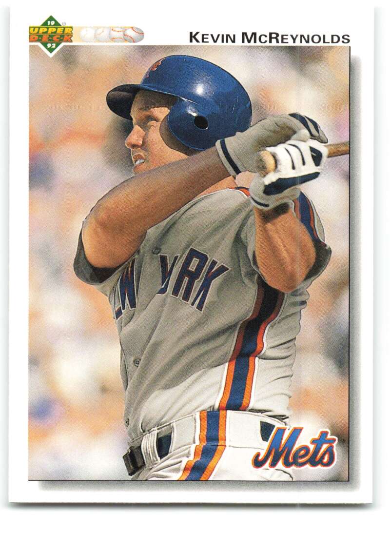 1992 Upper Deck #362 Kevin McReynolds New York Mets Image 1