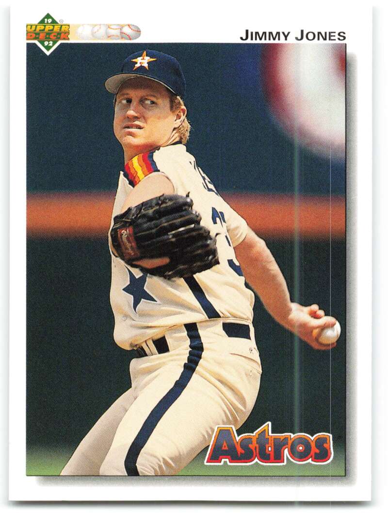 1992 Upper Deck #392 Jimmy Jones Houston Astros Image 1