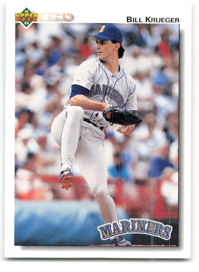 1992 Upper Deck #403 Bill Krueger Seattle Mariners Image 1