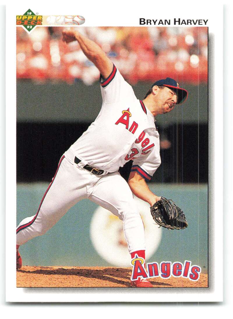 1992 Upper Deck #434 Bryan Harvey California Angels Image 1