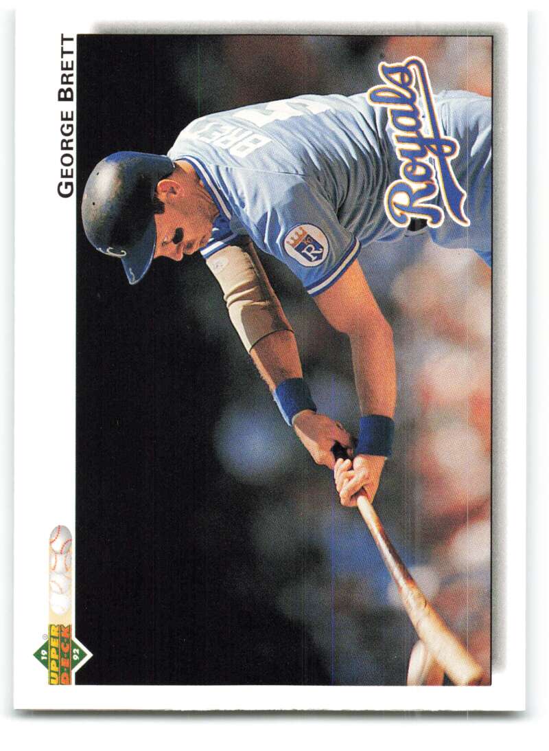 1992 Upper Deck #444 George Brett Kansas City Royals Image 1