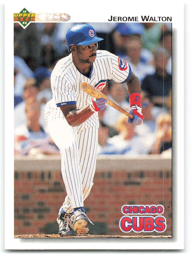 1992 Upper Deck #463 Jerome Walton Chicago Cubs Image 1