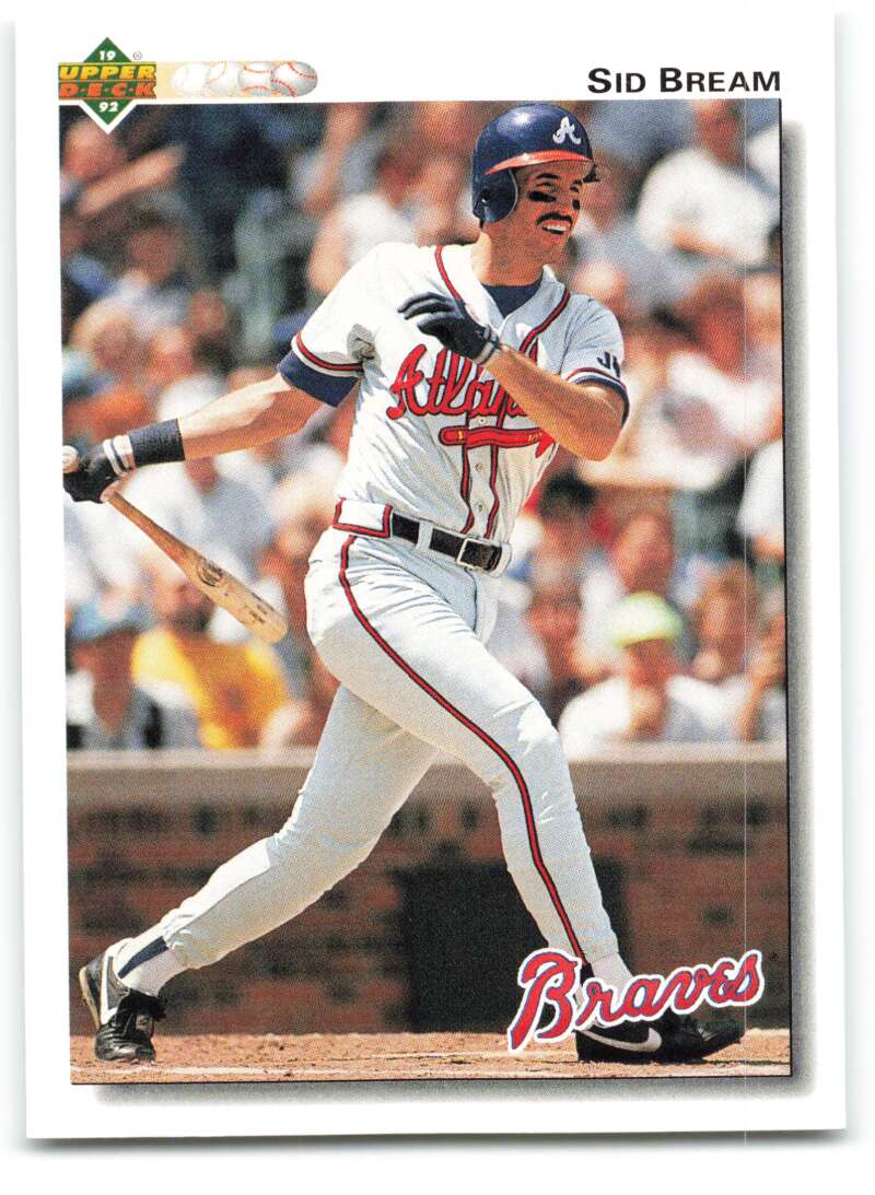1992 Upper Deck #495 Sid Bream Atlanta Braves Image 1