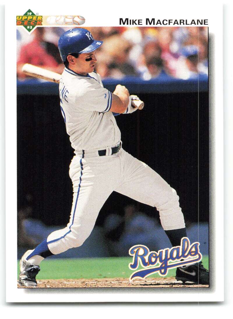 1992 Upper Deck #497 Mike Macfarlane Kansas City Royals Image 1