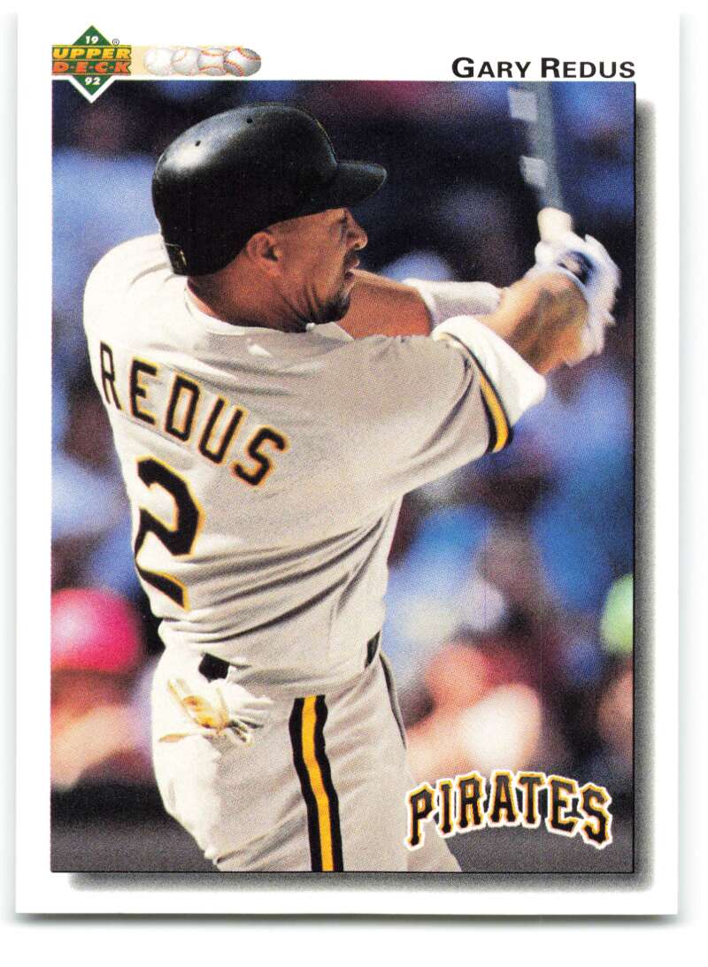 1992 Upper Deck #519 Gary Redus Pittsburgh Pirates Image 1