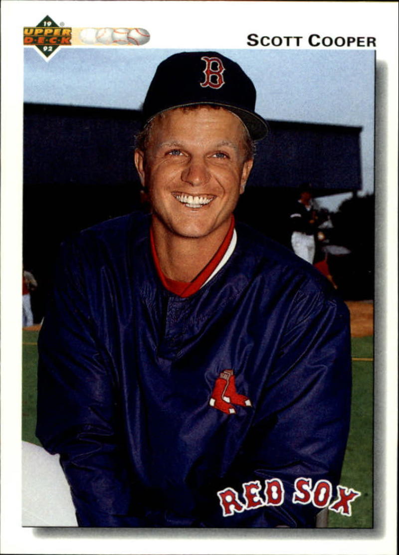 1992 Upper Deck #541 Scott Cooper Boston Red Sox Image 1