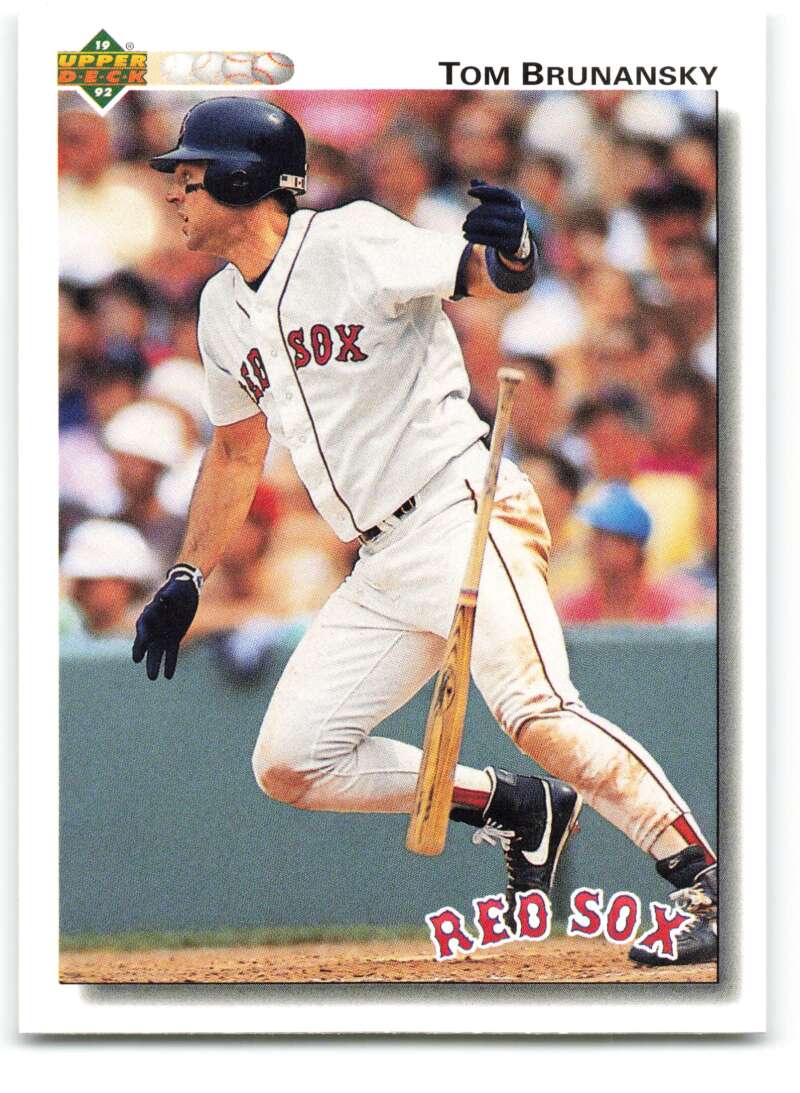 1992 Upper Deck #543 Tom Brunansky Boston Red Sox Image 1