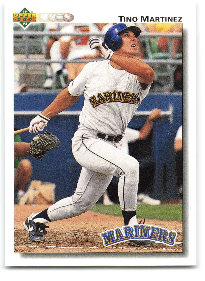 1992 Upper Deck #554 Tino Martinez Seattle Mariners Image 1