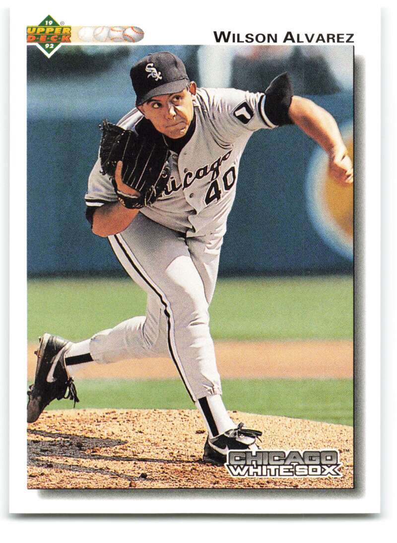1992 Upper Deck #573 Wilson Alvarez Chicago White Sox Image 1