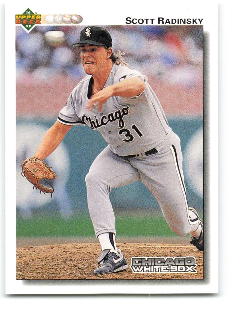 1992 Upper Deck #594 Scott Radinsky Chicago White Sox Image 1
