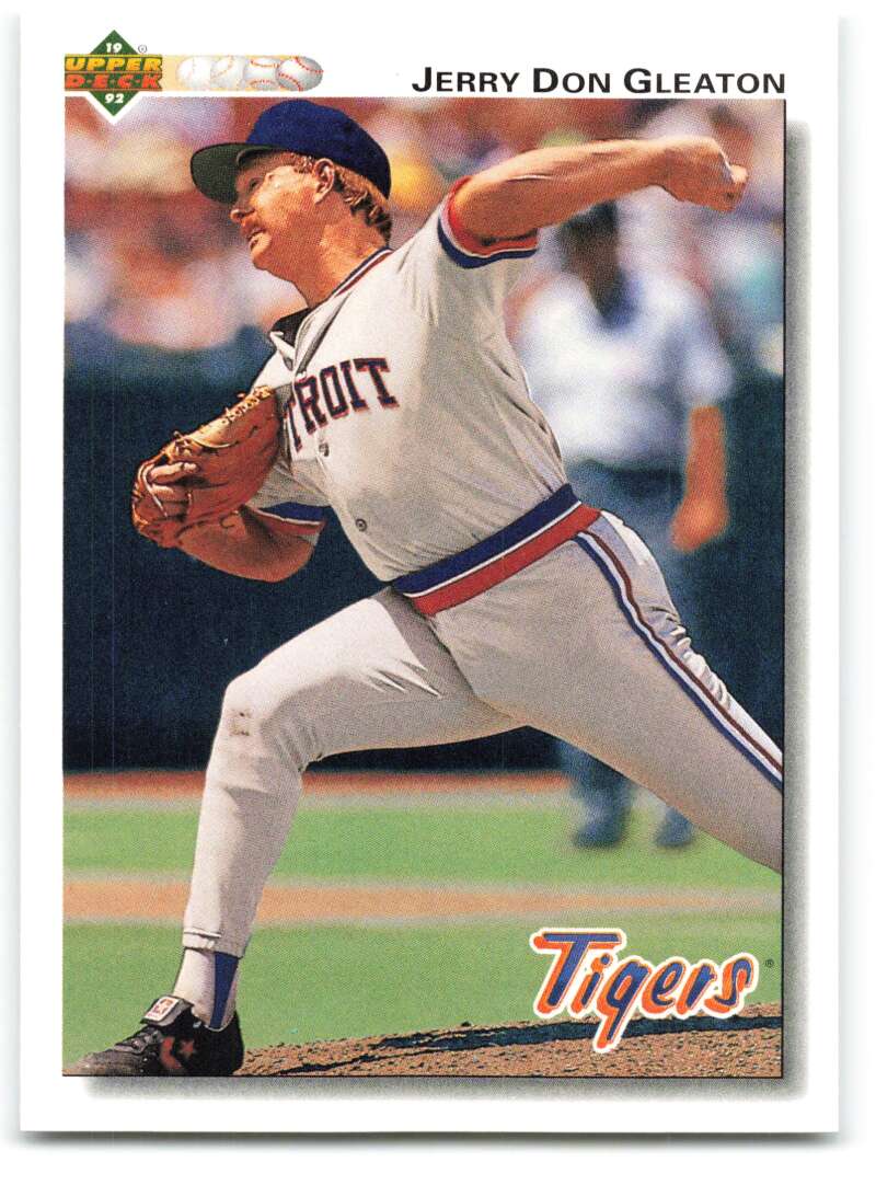 1992 Upper Deck #601 Jerry Don Gleaton Detroit Tigers Image 1