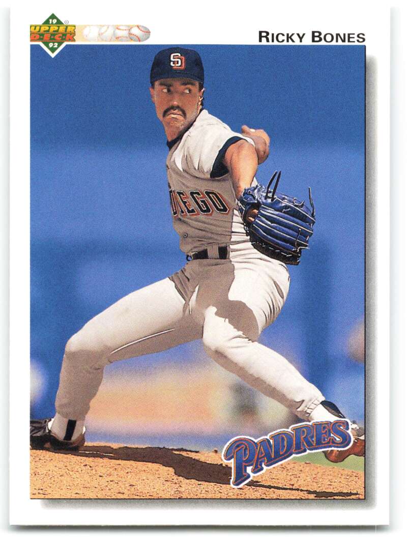 1992 Upper Deck #623 Ricky Bones San Diego Padres Image 1