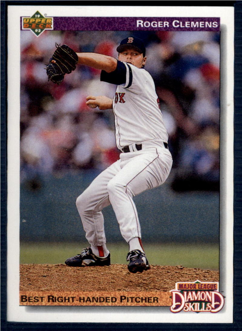 1992 Upper Deck #641 Roger Clemens DS Boston Red Sox Image 1