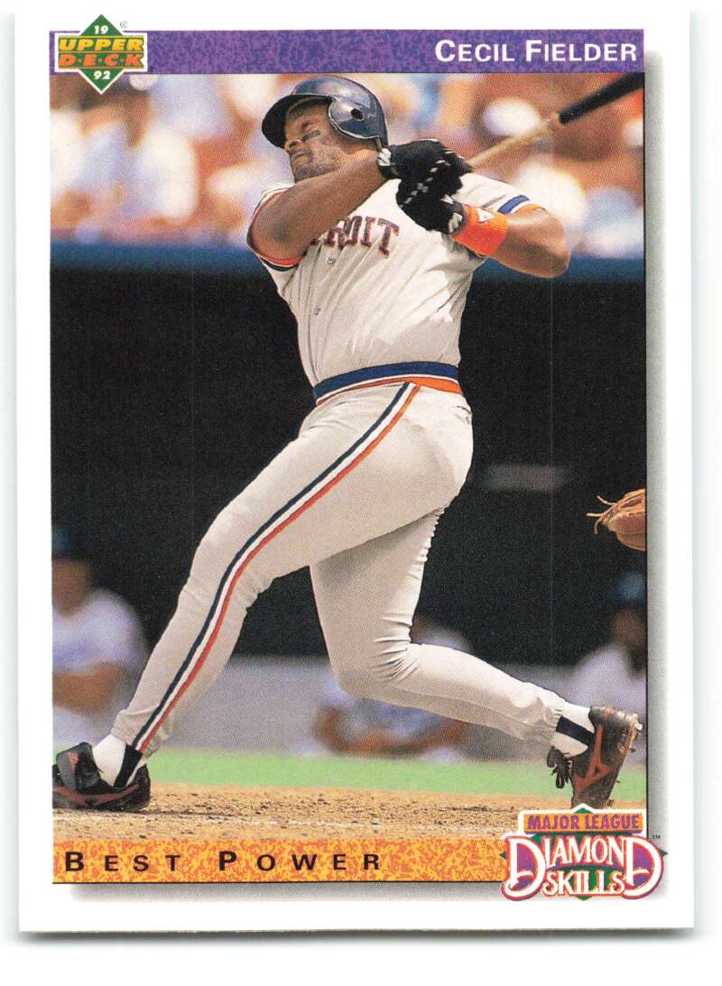 1992 Upper Deck #647 Cecil Fielder DS Detroit Tigers Image 1