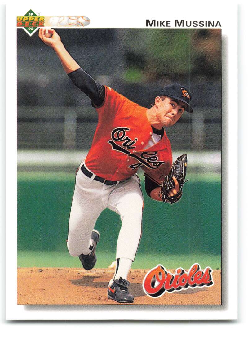 1992 Upper Deck #675 Mike Mussina Baltimore Orioles Image 1