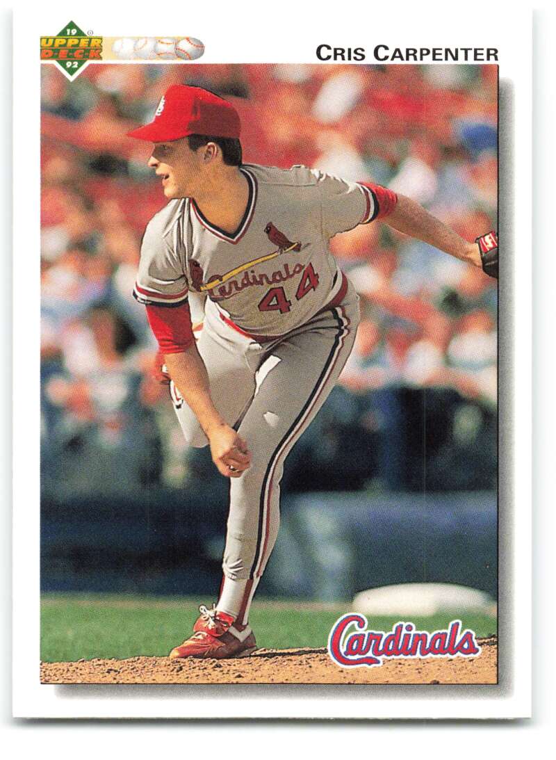 1992 Upper Deck #686 Cris Carpenter St. Louis Cardinals Image 1