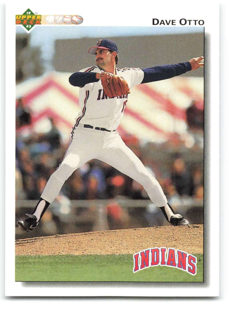 1992 Upper Deck #698 Dave Otto Cleveland Indians Image 1