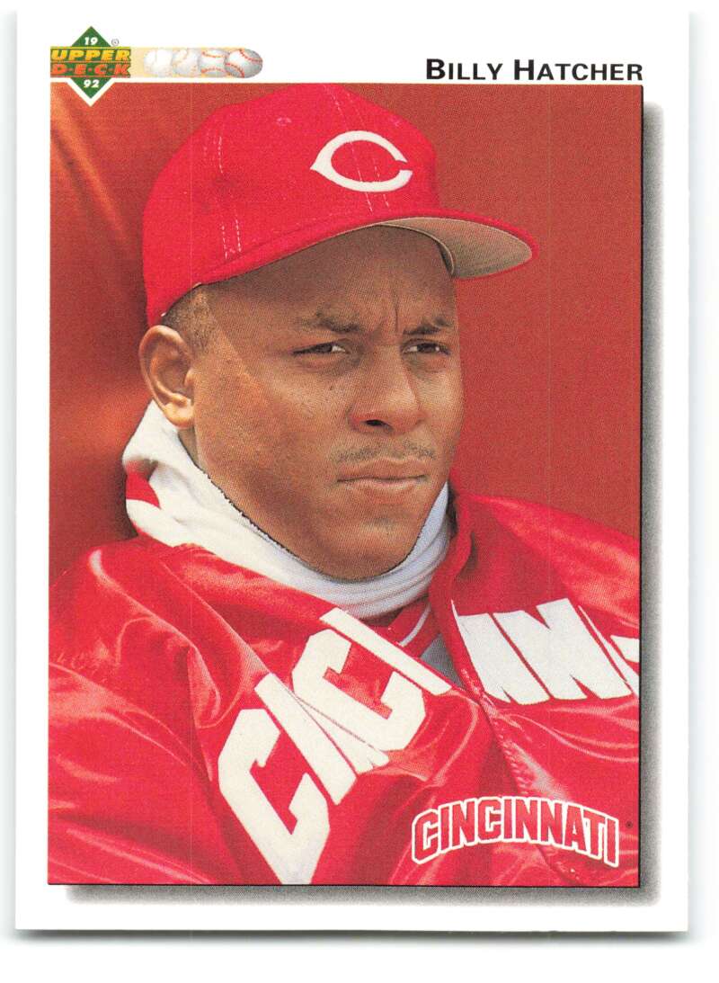 1992 Upper Deck #699 Billy Hatcher Cincinnati Reds Image 1
