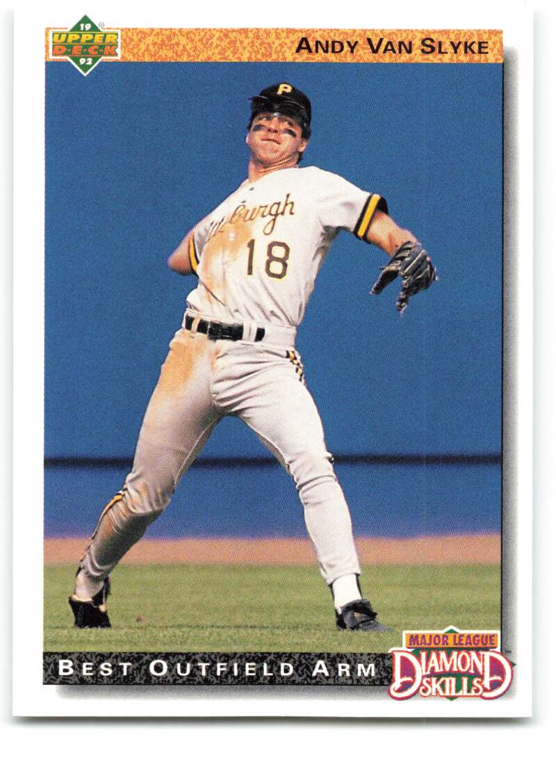 1992 Upper Deck #715 Andy Van Slyke DS Pittsburgh Pirates Image 1