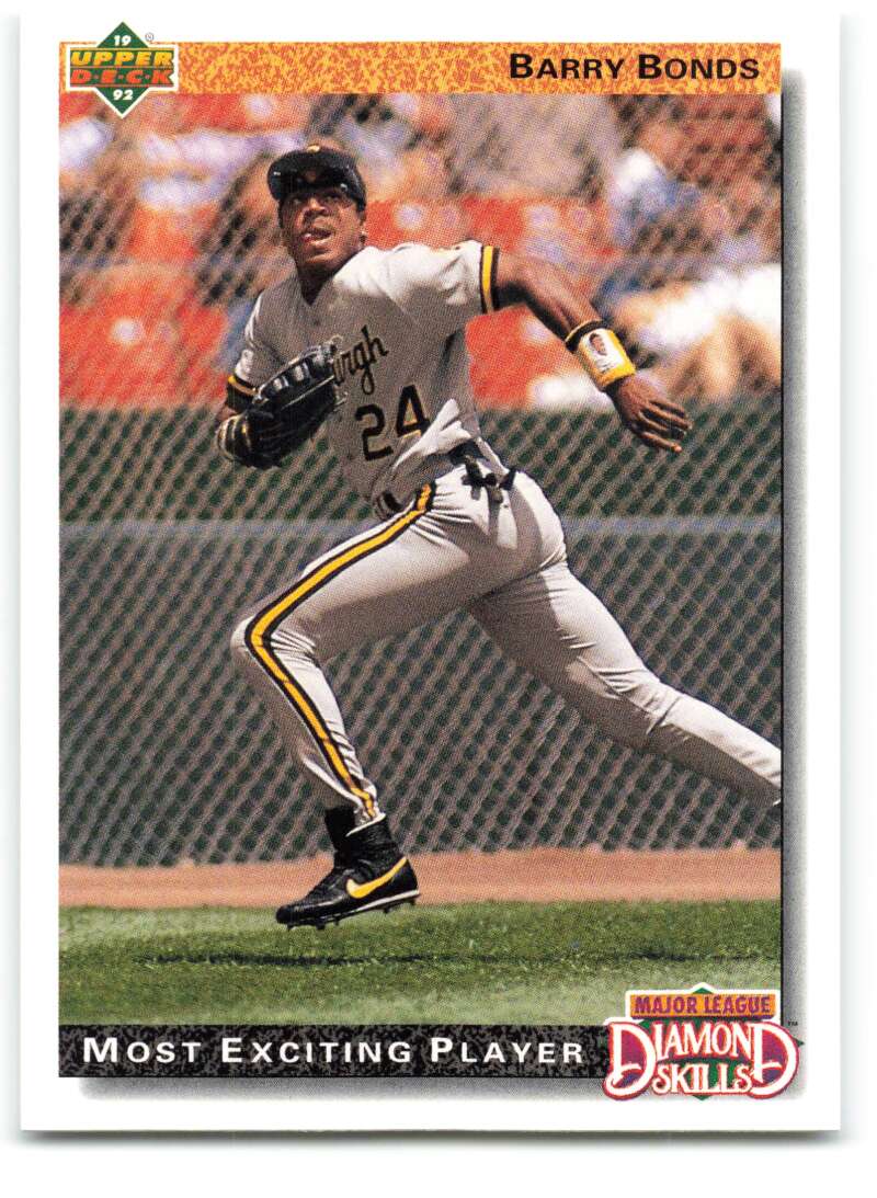 1992 Upper Deck #721 Barry Bonds DS Pittsburgh Pirates Image 1