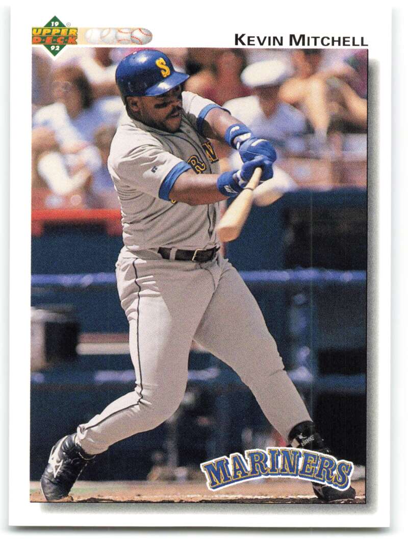 1992 Upper Deck #735 Kevin Mitchell Seattle Mariners Image 1