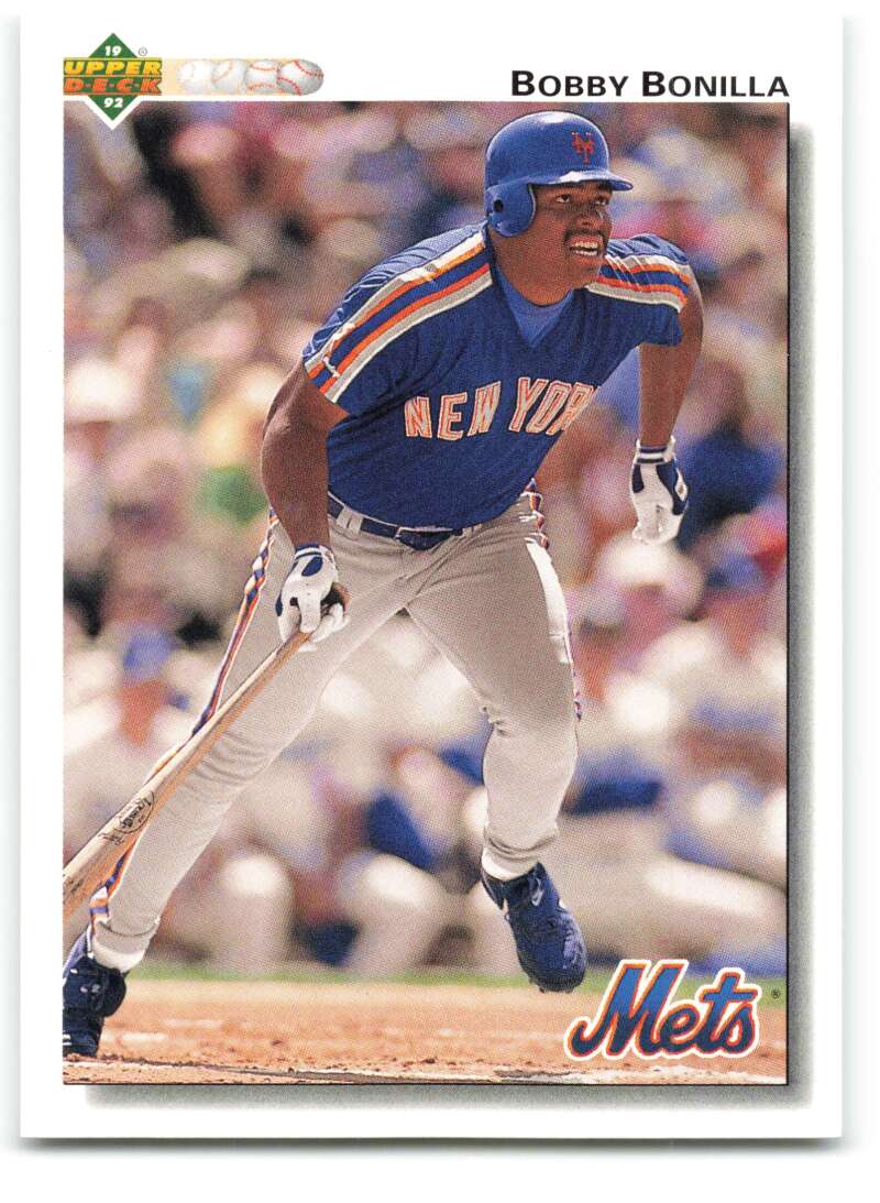 1992 Upper Deck #755 Bobby Bonilla New York Mets Image 1