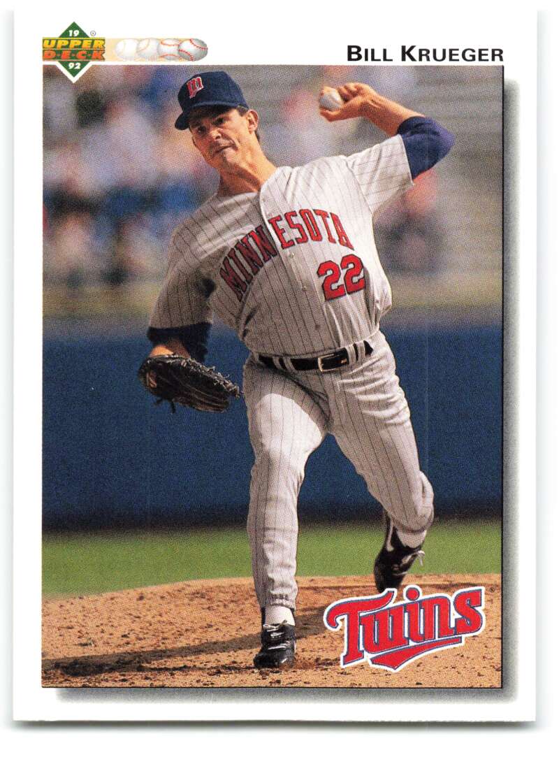 1992 Upper Deck #781 Bill Krueger Minnesota Twins Image 1
