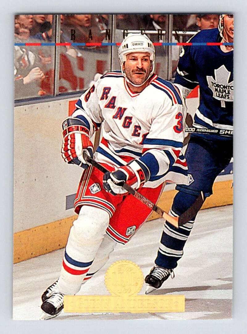 1994-95 Leaf #14 Glenn Anderson New York Rangers Image 1