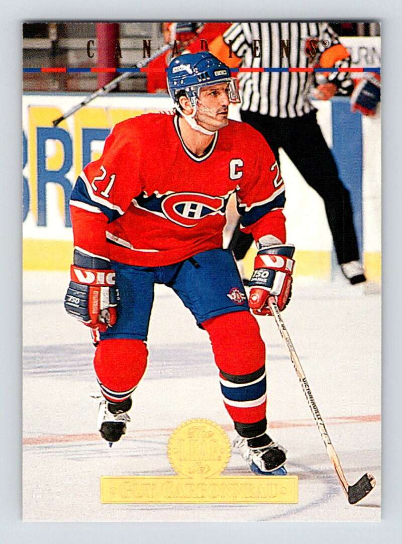 1994-95 Leaf #23 Guy Carbonneau  Montreal Canadiens  Image 1