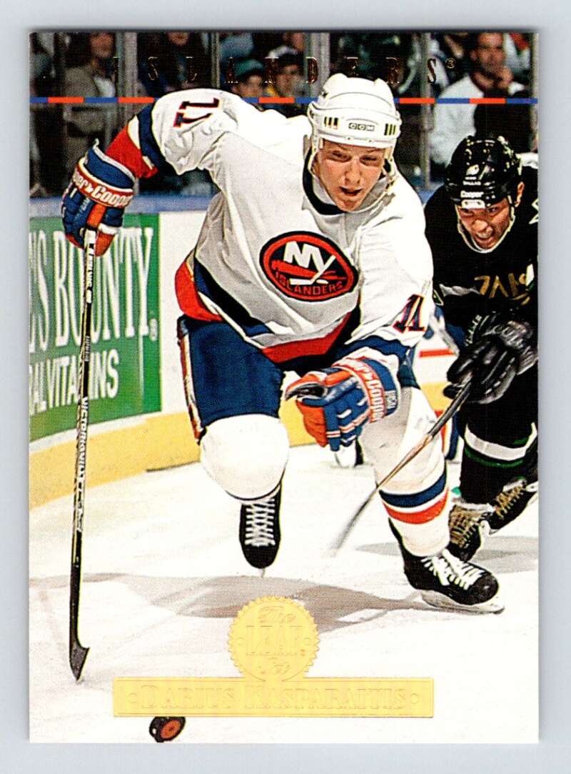 1994-95 Leaf #27 Darius Kasparaitis New York Islanders Image 1