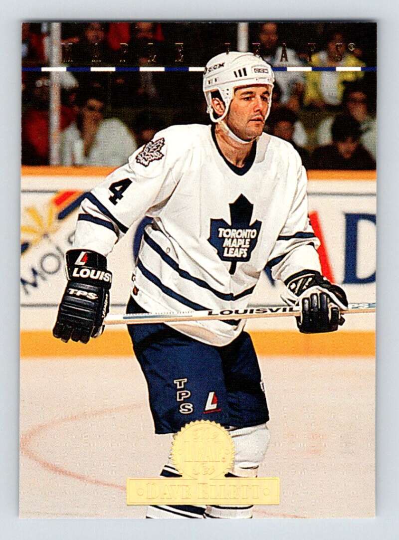 1994-95 Leaf #35 Dave Ellett Toronto Maple Leafs Image 1