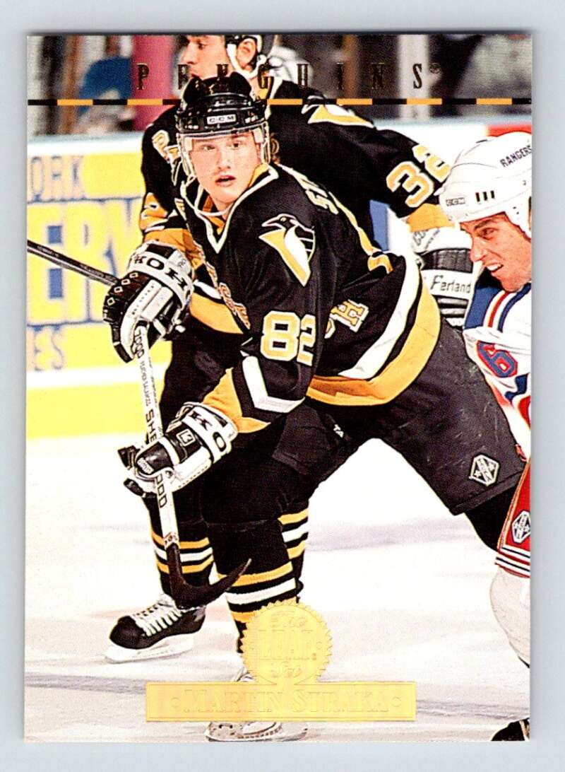 1994-95 Leaf #36 Martin Straka Pittsburgh Penguins Image 1