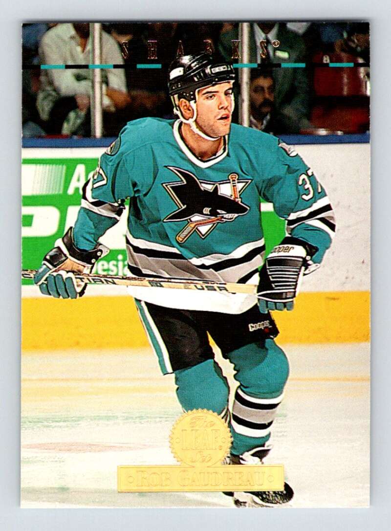 1994-95 Leaf #39 Rob Gaudreau San Jose Sharks Image 1
