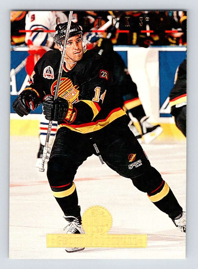 1994-95 Leaf #53 Geoff Courtnall Vancouver Canucks Image 1