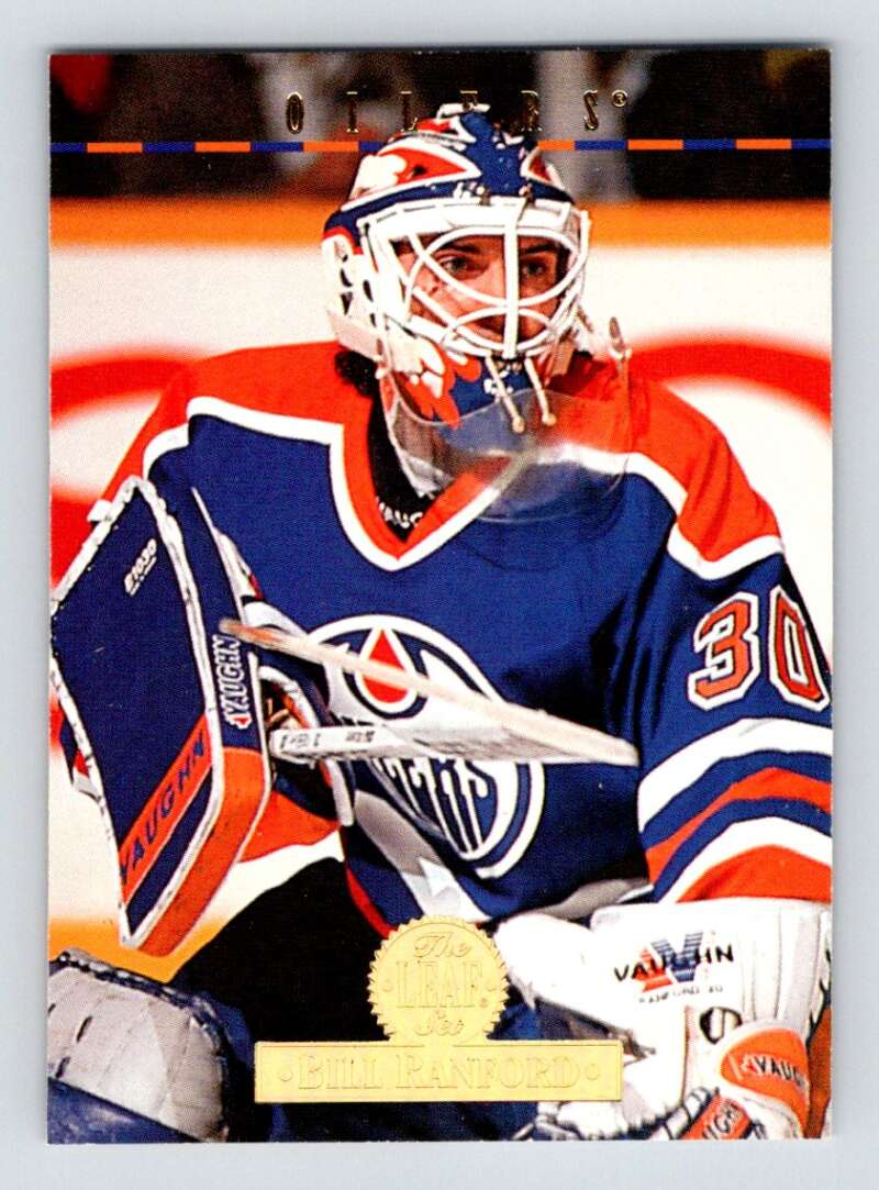 1994-95 Leaf #60 Bill Ranford Edmonton Oilers Image 1