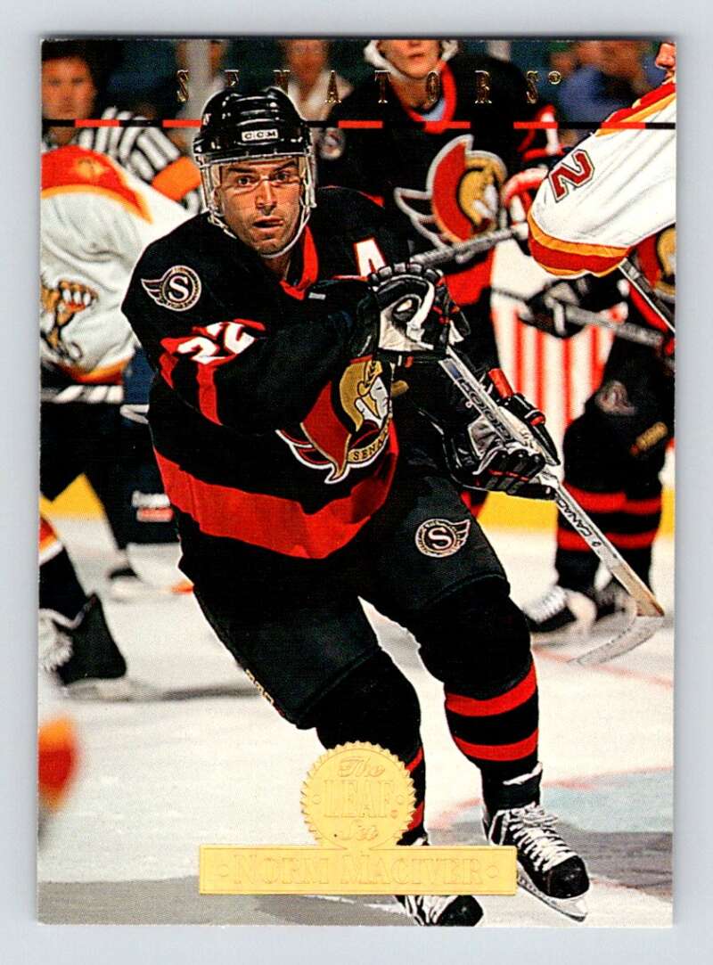 1994-95 Leaf #68 Norm Maciver Ottawa Senators Image 1