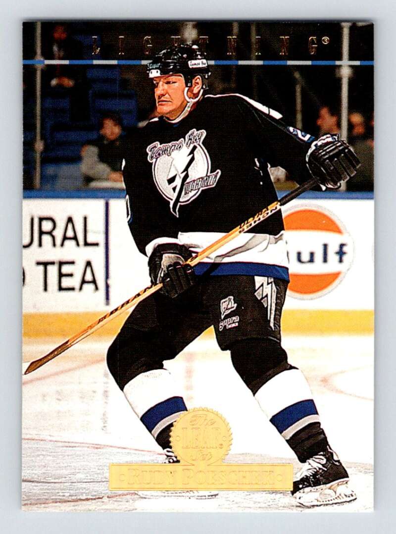 1994-95 Leaf #75 Rudy Poeschek Tampa Bay Lightning Image 1